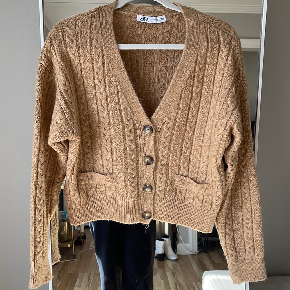 Camel Cardigan